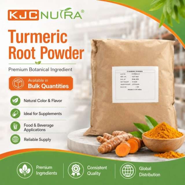 KJC NUTRA TURMERIC ROOT POWDER — AVAILABLE IN BULK QUANTITIES

Looking for a reliable source of Turmeric Root Powder for your formulations?

KJC Nutra supplies premium botanical ingredients for food, beverage, supplement, and nutraceutical manufacturers.

✅ Natural color & flavor
✅ Ideal for supplement formulas
✅ Food & beverage applications
✅ Consistent quality
✅ Reliable bulk supply
✅ Global distribution

Contact us today for pricing, availability, samples, and bulk orders.

📞 +1 (786) 462-2549
📞 +1 (305) 549-0138
📧 [cs@kjcnutra.com]
📧 [sales2@kjcnutra.com]

KJC Nutra — Premium ingredients. Consistent quality. Reliable supply.

#TurmericPowder #BulkIngredients #SupplementManufacturing #FoodManufacturing #KJCNutra