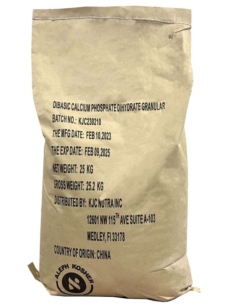 Dibasic Calcium Phosphate Dihydrate Granular USP (25 Kg Package) – KJC ...